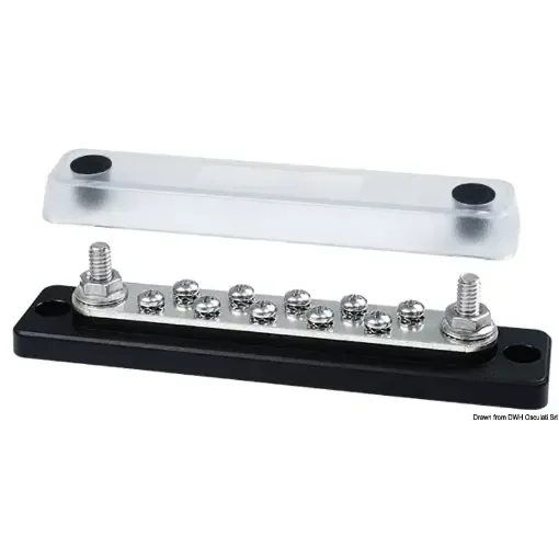 Osculati - Heavy-Duty Bus Bar Techno electric terminal 2x6 (10x4) - 14.307.10 product image