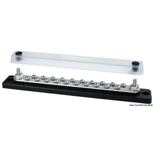 Osculati - Heavy-Duty Bus Bar Techno electric terminal 2x6 (20x4) - 14.307.12 product image