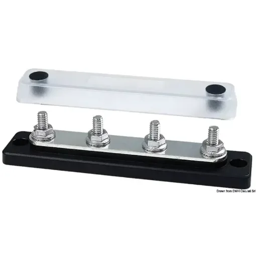 Osculati - Heavy-Duty Bus Bar Techno electric terminal 4x6 - 14.307.14 product image