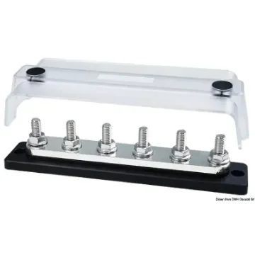 Osculati - Heavy-Duty Bus Bar Techno w/clear lid 6x8 - 14.309.29 product image