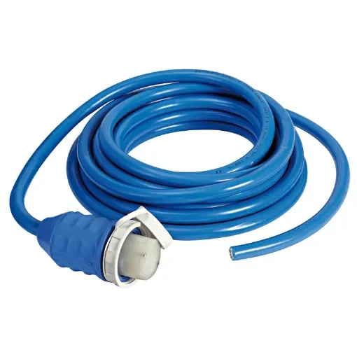Osculati - Pre-mounted cap + cable blue 15 m 50 A - 14.334.25 product image