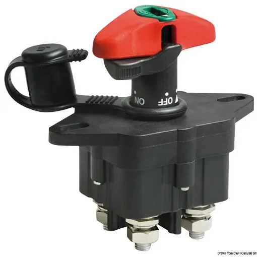 LITTELFUSE® dual-pole battery switch with key product image