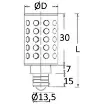Osculati - LED SMD light bulb with E14 connection - 14.443.10 product image