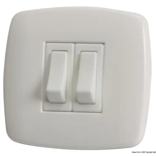 Osculati - Contemporary switch N. 2 white - 14.484.02 product image
