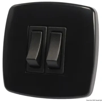 Osculati - Contemporary switch N. 2 black - 14.484.12 product image