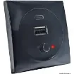 Osculati - USB port 12/24 V black - 14.494.11 product image