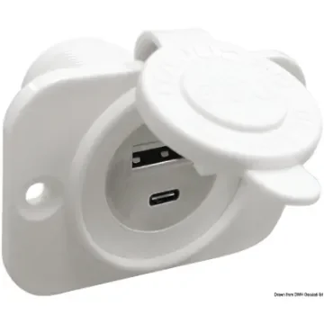 Osculati - A-Type USB plug + C-Type white - 14.516.15 product image