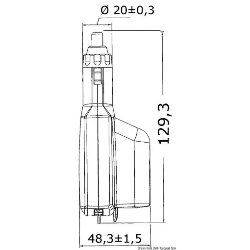 Osculati - Double USB adapter +  micro USB + current plug 8 A - 14.517.12 product image