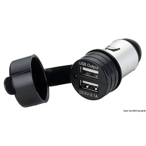 Osculati - Double USB w/watertight cup - 14.517.15 product image