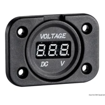 Osculati - Digital voltmeter 8/32 V recess mounting - 14.517.20 product image