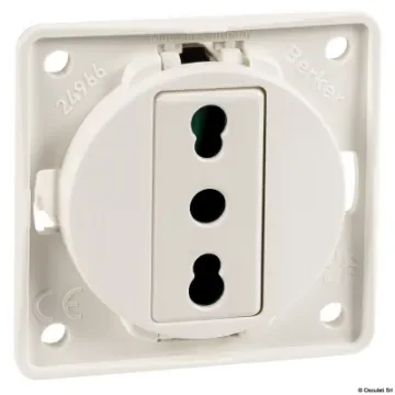 Osculati - Presa corrente Italia bianca - 14.525.02 product image
