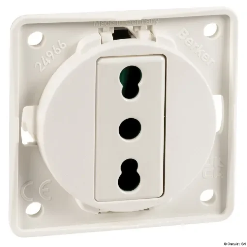 Osculati - Presa corrente Italia bianca - 14.525.02 product image