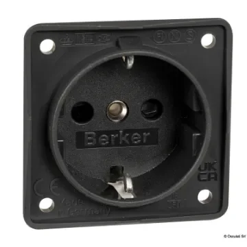Osculati - Presa schuko nero antracite - 14.526.01 product image