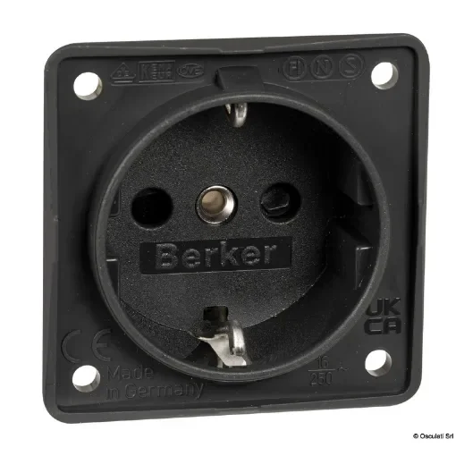 Osculati - Presa schuko nero antracite - 14.526.01 product image