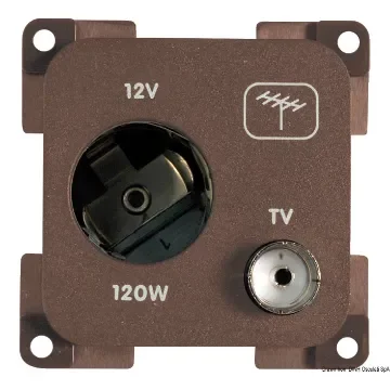 Osculati - TV-antenna socket brown - 14.662.01 product image