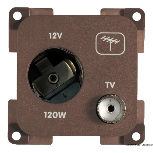Osculati - TV-antenna socket brown - 14.662.01 product image