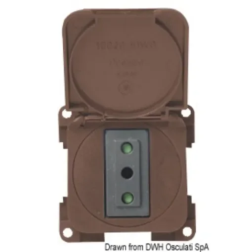 Osculati - Bipolar earth plug brown - 14.663.01 product image