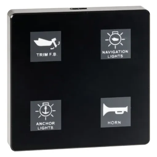 Osculati - Electric touch panel 4 switches - 14.691.04 product image