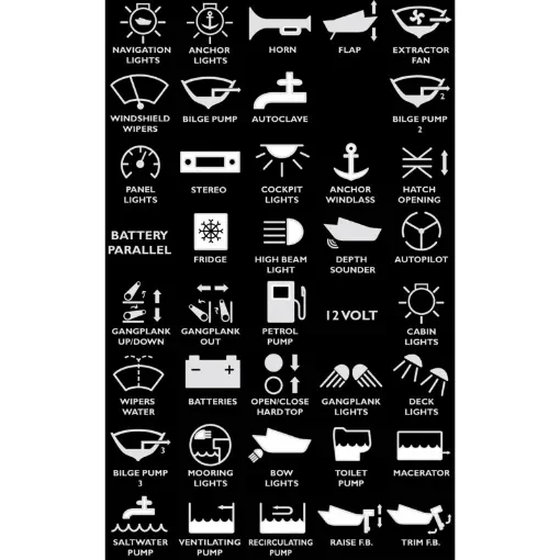 Osculati - Electric touch panel 4 switches High power - 14.691.05 product image