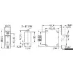 Osculati - Airpax hydraulic magnetic circuit breake lever 20A - 14.736.20 product image