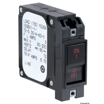 Osculati - Flush mount lever switch vertical mounting 5 A - 14.739.05 product image
