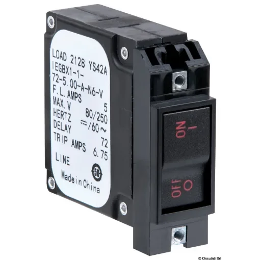 Osculati - Flush mount lever switch horizontal mounting 10 A - 14.740.10 product image