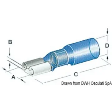 Osculati - Faston female terminal - 14.798.01 product image