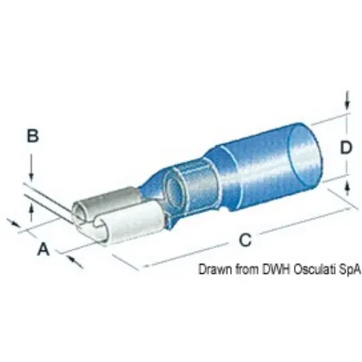 Osculati - Faston female terminal - 14.798.01 product image
