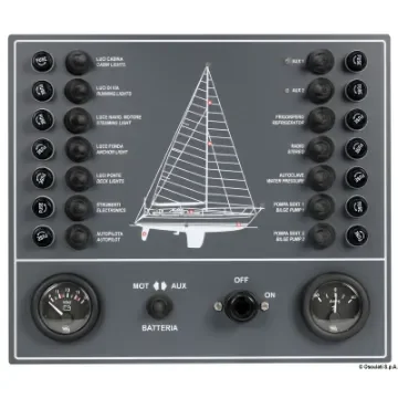 Electric control panel with 14 switches product image