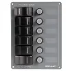Electric control panel made of aluminium and fitted with grey polycarbonate front panel product image