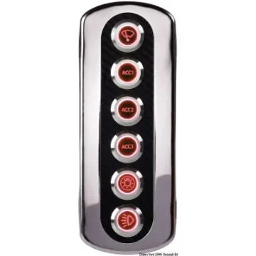 Backlit carbon fibre panels for flat switches product image