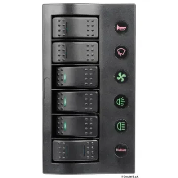 Osculati - PCP Compact electric panel w/6 switches - 14.860.06 product image