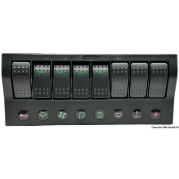 Osculati - PCP Compact electric panel w/8 switches - 14.860.08 product image