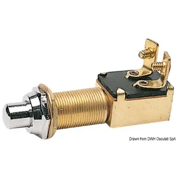 Osculati - Push button chromed brass 15 x 25 mm - 14.918.03 product image