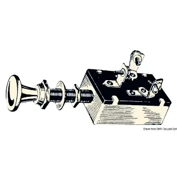 3-position switch with chromed brass plate product image