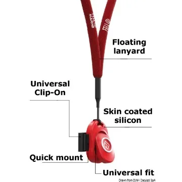 Osculati - xTAG 1 clip-on + red wristband - 14.969.31 product image