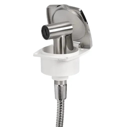 Osculati - New Edge deck shower inox Tiger inox hose 4 m - 15.164.81 product image