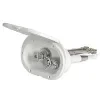 Osculati - Oval shower box white PVC hose 2.5 m rear outlet Rear shower outlet - 15.240.01 product image