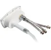 Osculati - New Edge shower box white PVC hose 2.5 m Rear shower outlet - 15.257.01 product image