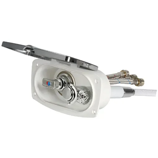 Osculati - New Edge shower box chromed PVC hose 4 m Rear shower outlet - 15.257.31 product image