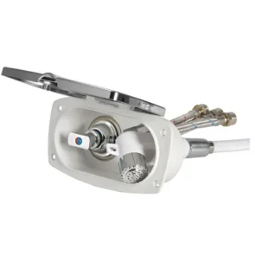 Osculati - New Edge shower box chromed PVC hose 2.5 m Crosswise shower outlet - 15.257.33 product image