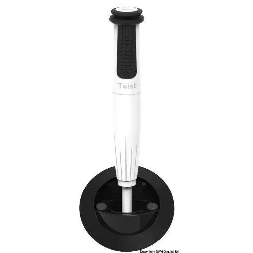 Osculati - Whale Twist shower cold water, straight, black - 15.290.12 product image