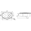 Osculati - Elissa deck shower w/Tiger mixer nylon hose 4m - 15.323.61 product image