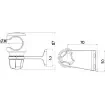 Osculati - Bulkhead bracket for Saturn shower - 15.485.02 product image