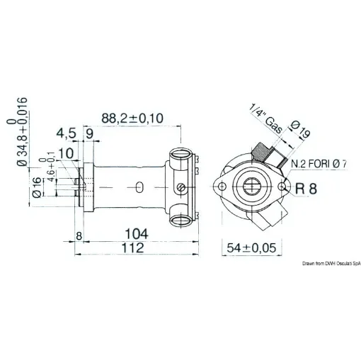 Osculati - Nauco ST 103 pump 1/4 - 16.043.00 product image