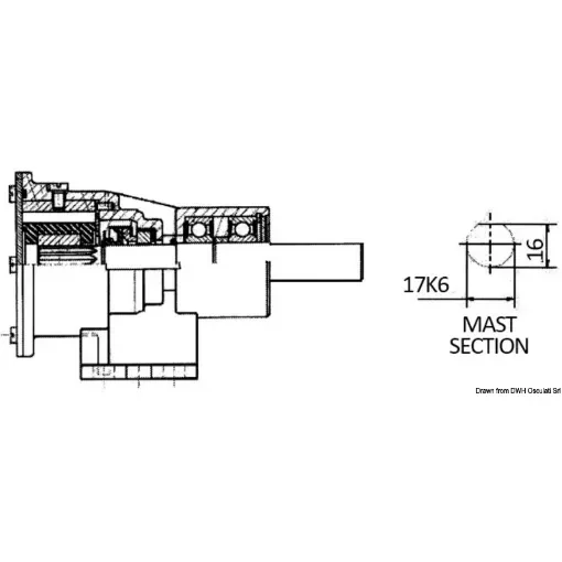Osculati - Nauco 335 pump 107 l rubber ring - 16.051.02 product image
