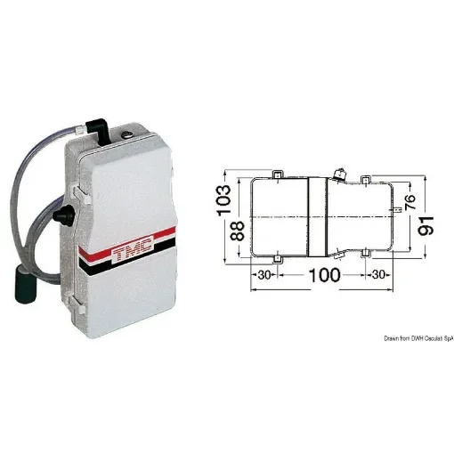 Osculati - TMC electric aerator pump for livewell tanks - 16.201.00 product image