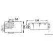Osculati - Waste water tank with Attwood pump 12 V 41 l/min - 16.413.74 product image
