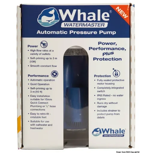 Osculati - WHALE Watermaster water pump 11.5 l/min 12V retail - 16.700.15 product image
