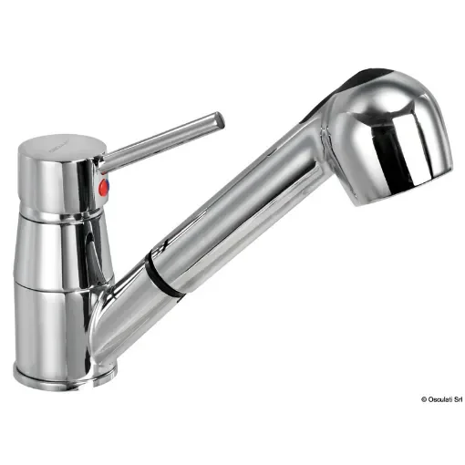 Osculati - Diana swivelling mixer with ceramic cartridge and removable two-jet shower - 17.006.00 product image